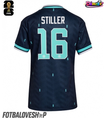 Německo Angelo Stiller #16 Dámské Venkovní Dres MS 2026 Krátký Rukáv